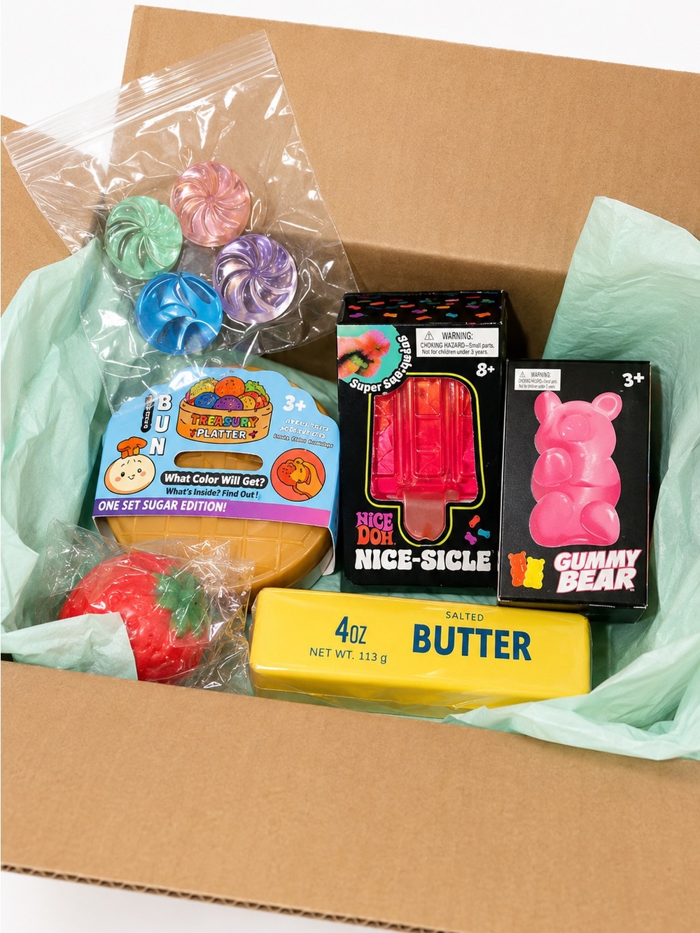 Squishy inspired bundle, random lot of Squishys 6 per box mix and match surprise